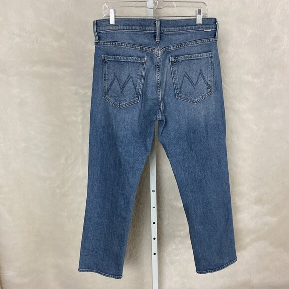 Mother The Hiker Hover Penny For Your Thoughts Slim Straight Leg Jeans 32 - Picture 2 of 7